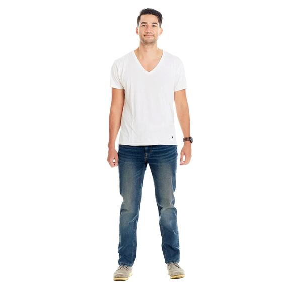The Perfect Jean NYC OG Stretch Athletic Fit Denim Jeans Mens 40x32 Light Blue - Picture 1 of 12